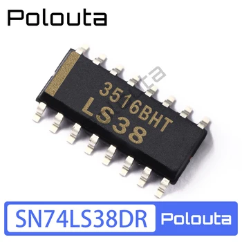  10 шт./компл. Polouta SN74LS38DR SOP14 3,9 мм SMD Буферный Микросхемный Чип Электроакустические Компоненты Комплекты Arduino Nano Интегральная схема