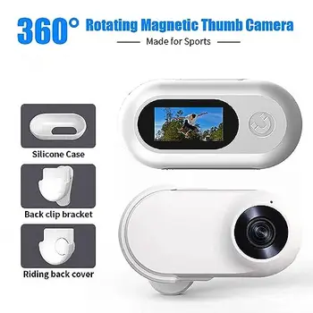  1080p Thumb High Clear Sports Recorder Camera Мини-Экшн-Камера Водонепроницаемая с Поддержкой экрана Фото/Видео/Цикл Воспроизведения