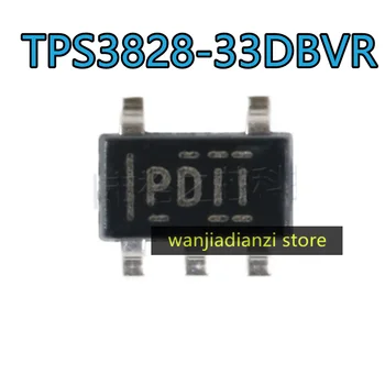  5 шт. Оригинальный TPS3828-33DBVR SOT23-5 со сторожевым таймером, чипом для контроля напряжения TPS3828