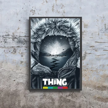  Jonh Carpenter's THE THING Классический постер фильма Художественная обложка Украшение стены дома картина Печать на холсте (без рамки)