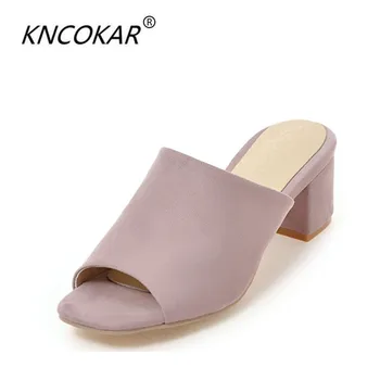  KNCOKAR Летом представляет новую женскую обувь для отдыха и моды, удобную, с 34-43 крутыми тапочками