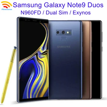  Samsung Galaxy Note 9 Note9 Duos N960FD Глобальная версия с двумя Sim-картами 6,4 