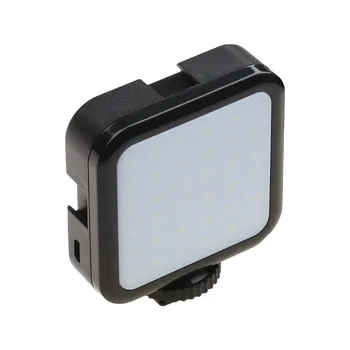  Горячая Мини-Светодиодная Видеосъемка 3200-5600K 5W С Регулируемой Яркостью Видеосъемки Для Смартфона DSLR Камеры Vlog Fill Light