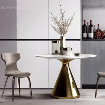  Дизайнерские Стулья для гостиной и столовой, Современная Простая Мебель для проживания в семье, Стул для отдыха на кухне из северной кожи, Итальянский стиль