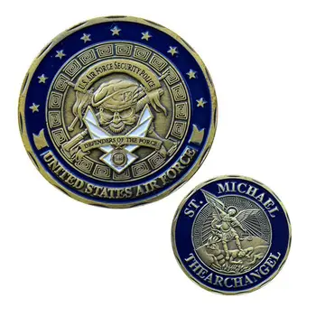  Основная ценность военно-воздушных сил США Военная Полая бронза Коллекция монет США Challenge