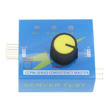  Сервотестер Проверка передач CCPM Consistency Master Checker 3CH 4,8-6V с индикаторной лампой