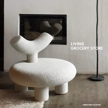  Скандинавские креативные дизайнерские стулья для гостиной Обеденные стулья для кухонной мебели спальни Современный минималистичный милый стул со спинкой