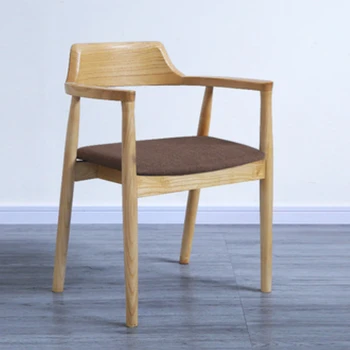  Скандинавские современные минималистичные обеденные стулья для расслабляющего макияжа Кожаные обеденные стулья для взрослых Дизайн Silla Comedor Homes Furniture WZ50DC