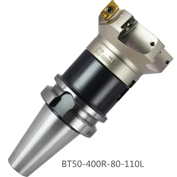  Торцевая фреза BT50-400R-80-110L для обработки стали под углом 90 °
