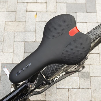  Велосипедное седло G415, складывающееся для горной дороги, сиденье для велосипеда, расширяющее и утолщающее Износостойкое седло из ПВХ-кожи с наполнителем из пенопласта