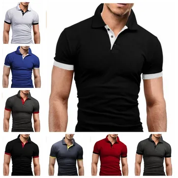  Мужские быстросохнущие спортивные рубашки, повседневные футболки, Рубашка поло для занятий теннисом, большие размеры, Рубашки с коротким рукавом, Мужская спортивная экипировка 5xl