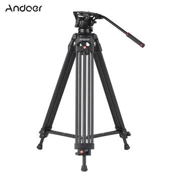  Штатив-трипод Andoer D1801 для профессиональной фотосъемки, 3-секционный, выдвижной, Макс. Высота 180 см, нагрузка 10 кг для зеркальных камер, видеокамер